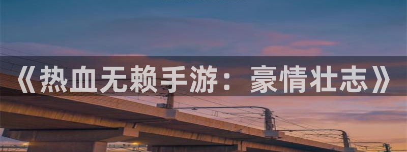 巅峰国际登录：《热血无赖手游：豪情壮志》